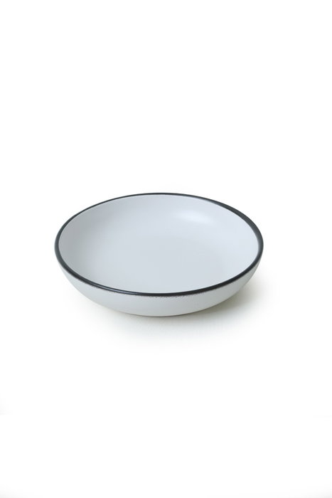 Hermia Juego de ensaladeras de cerámica Blanco mate (6 piezas)